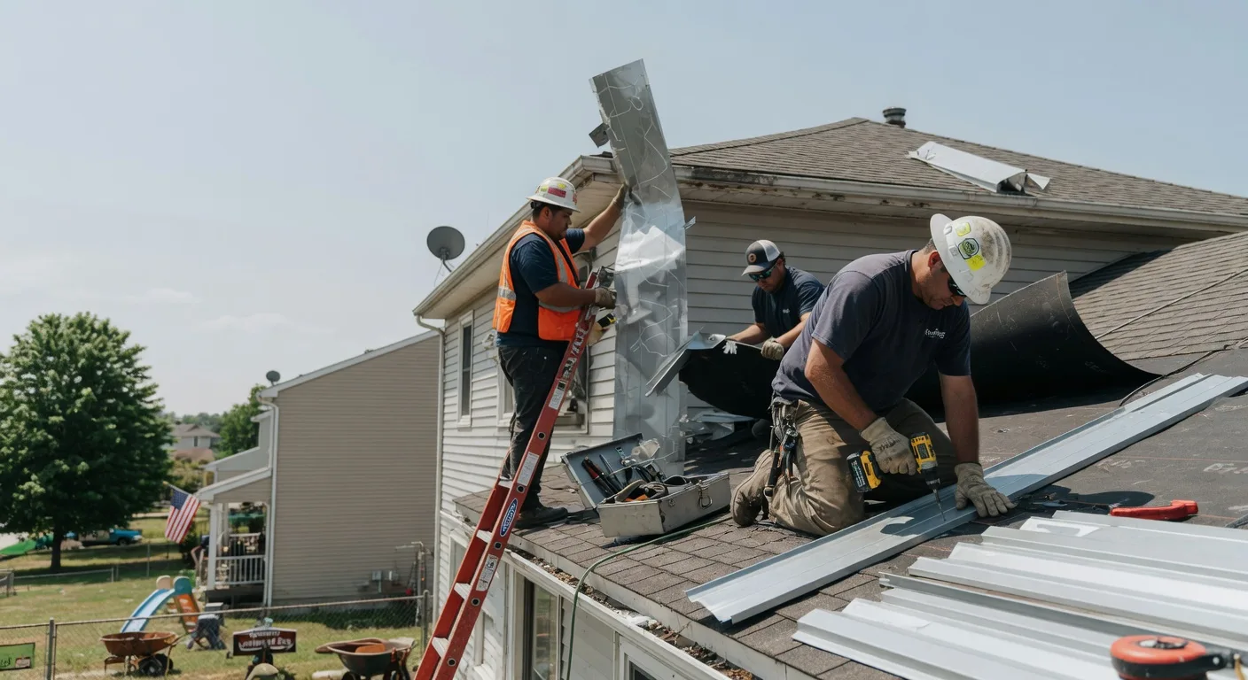 Storm Damage Metal Roof Repair in Red Creek, WV